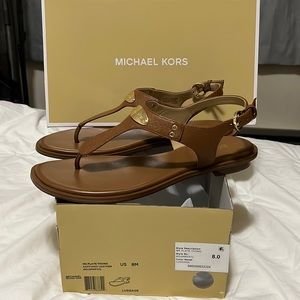 Michael Kors Plate Thong Sandals